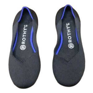 Rothy's Black & Blue Flats Shoes Women's Size W7